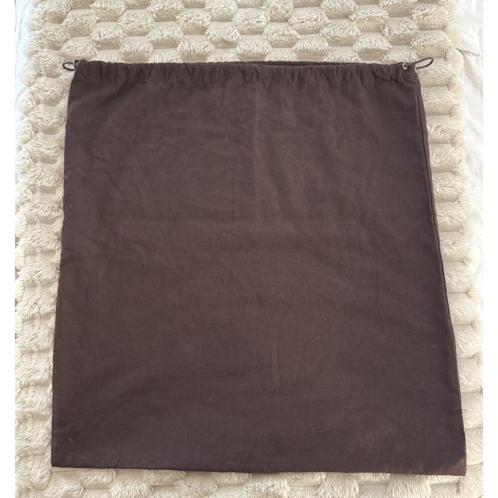 Gucci Brown Draw Sting Dust Bag 17X18.5 Large Authentic Excellent Condition - Picture 2 of 6